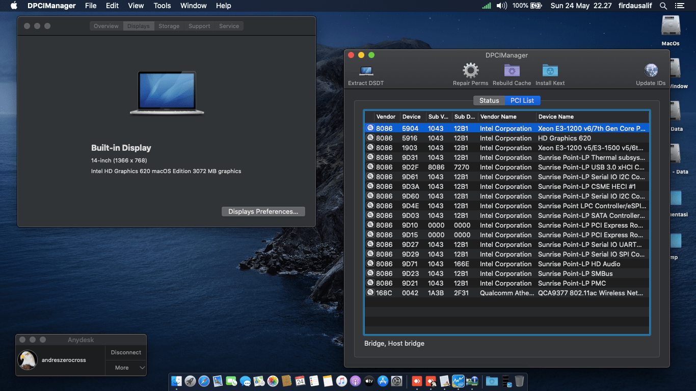 Asus A407UA BV320T [KabyLake   Intel HD 620 + I2C] 2